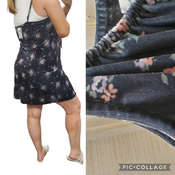 HOLLISTER Velvet Dress Size M - NEW W Tags! - Picture 4 of 9